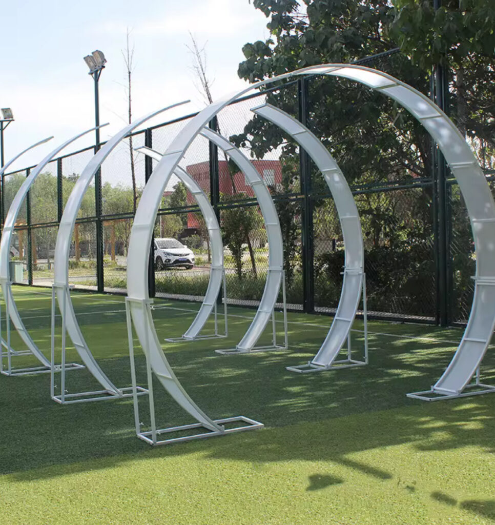 circular arch tunnel system event entrance hire Auckland